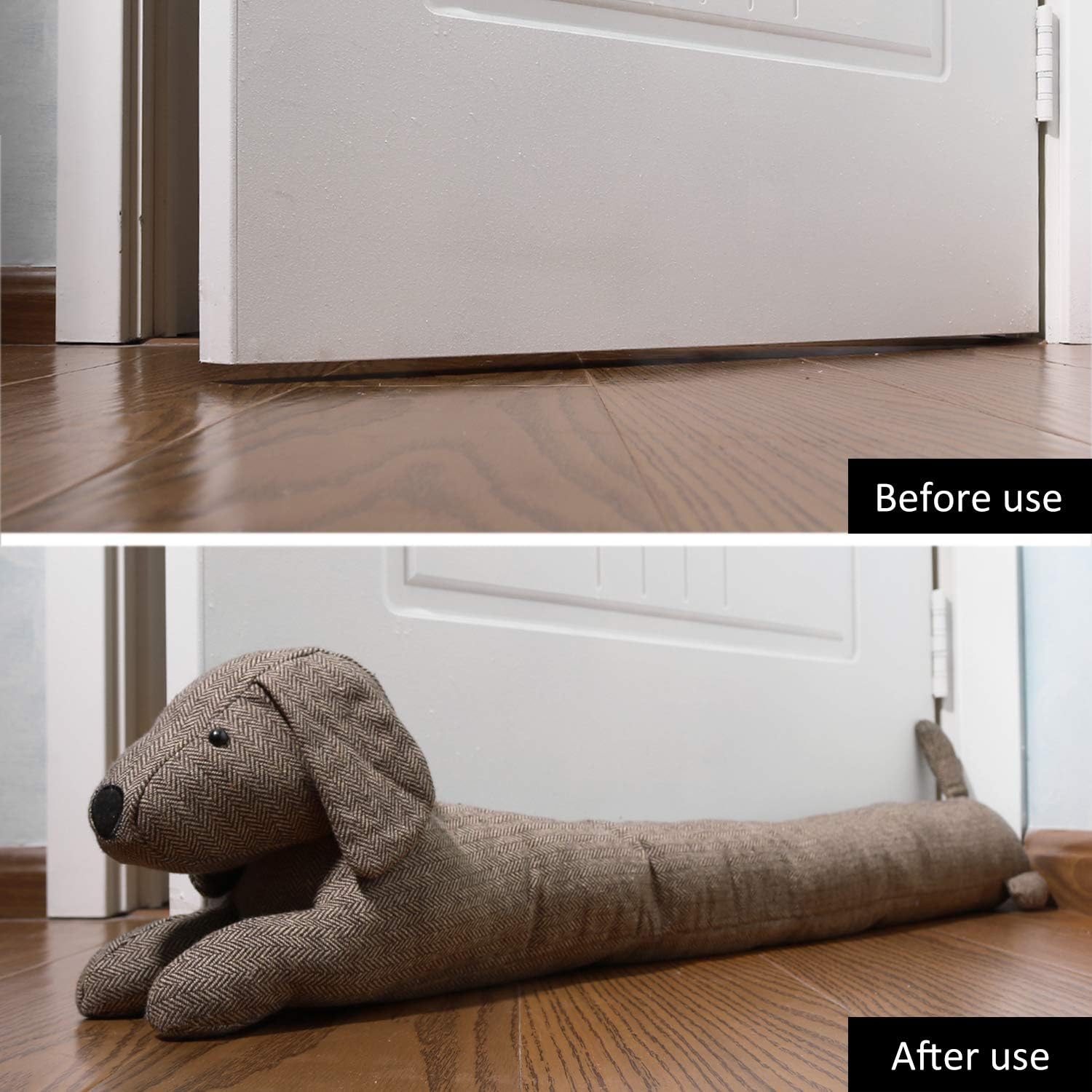 SWISSELITE 36 Inch Under Door Stopper with Animal Design