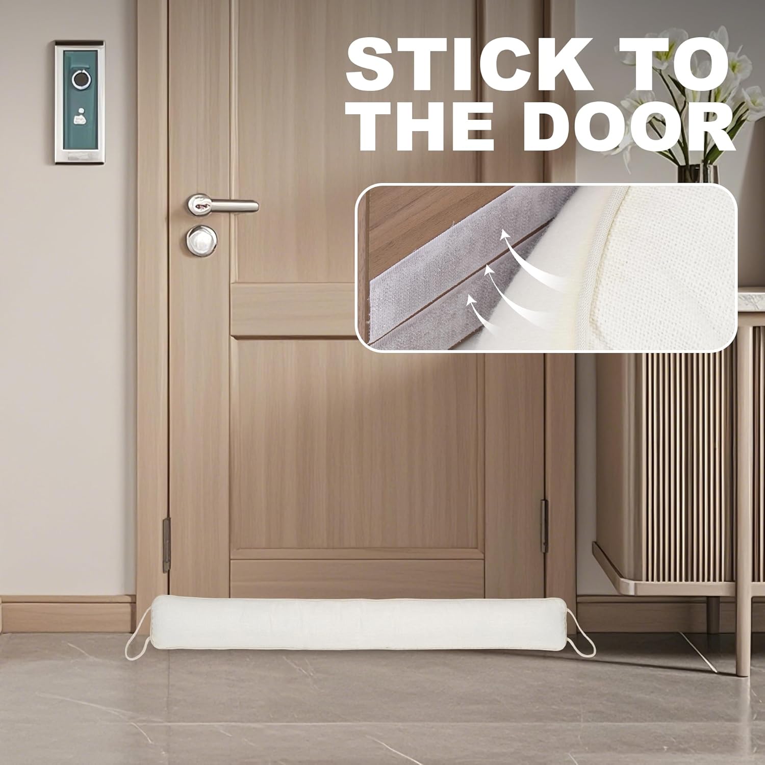 UUYUUY Door Draft Stopper 36 Inch All-Season Gap Filler