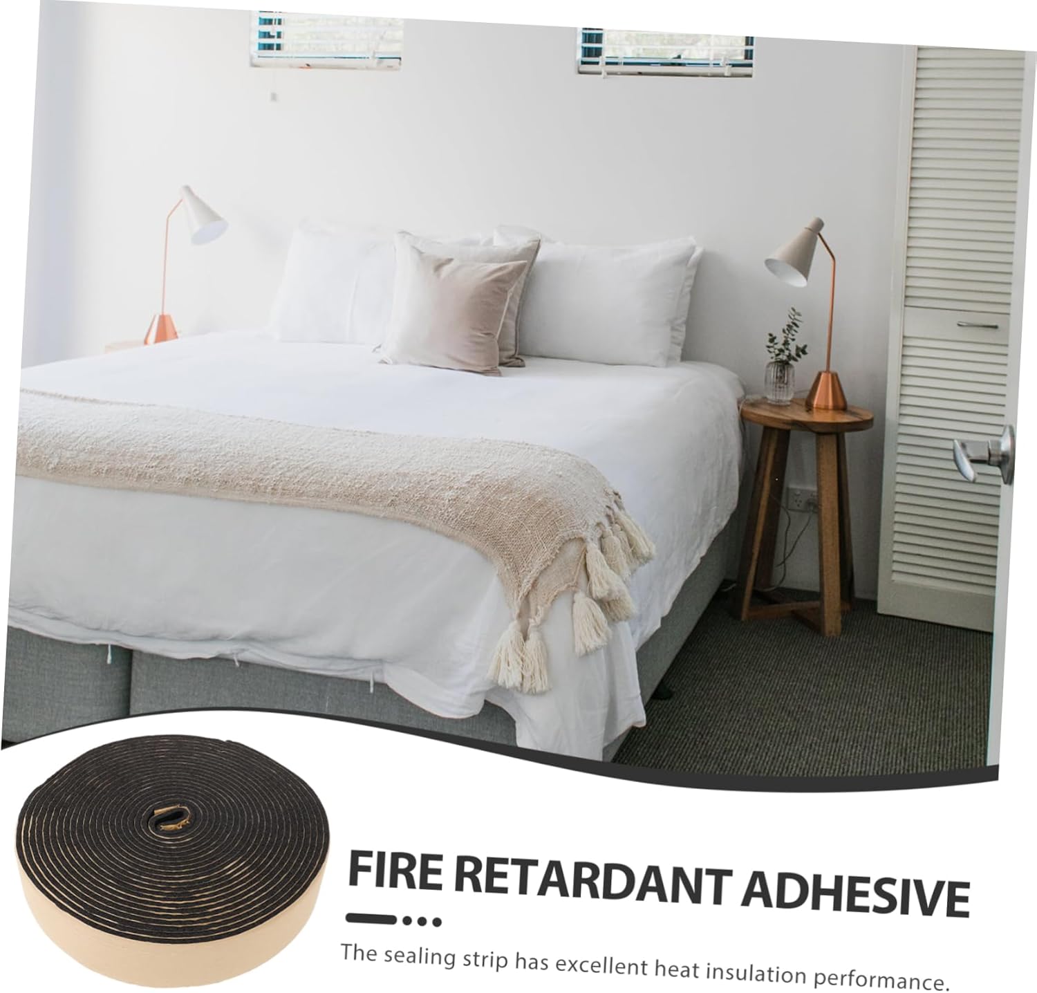 Veemoon Door Bottom Soundproofing Strip Windproof Noise Blocker