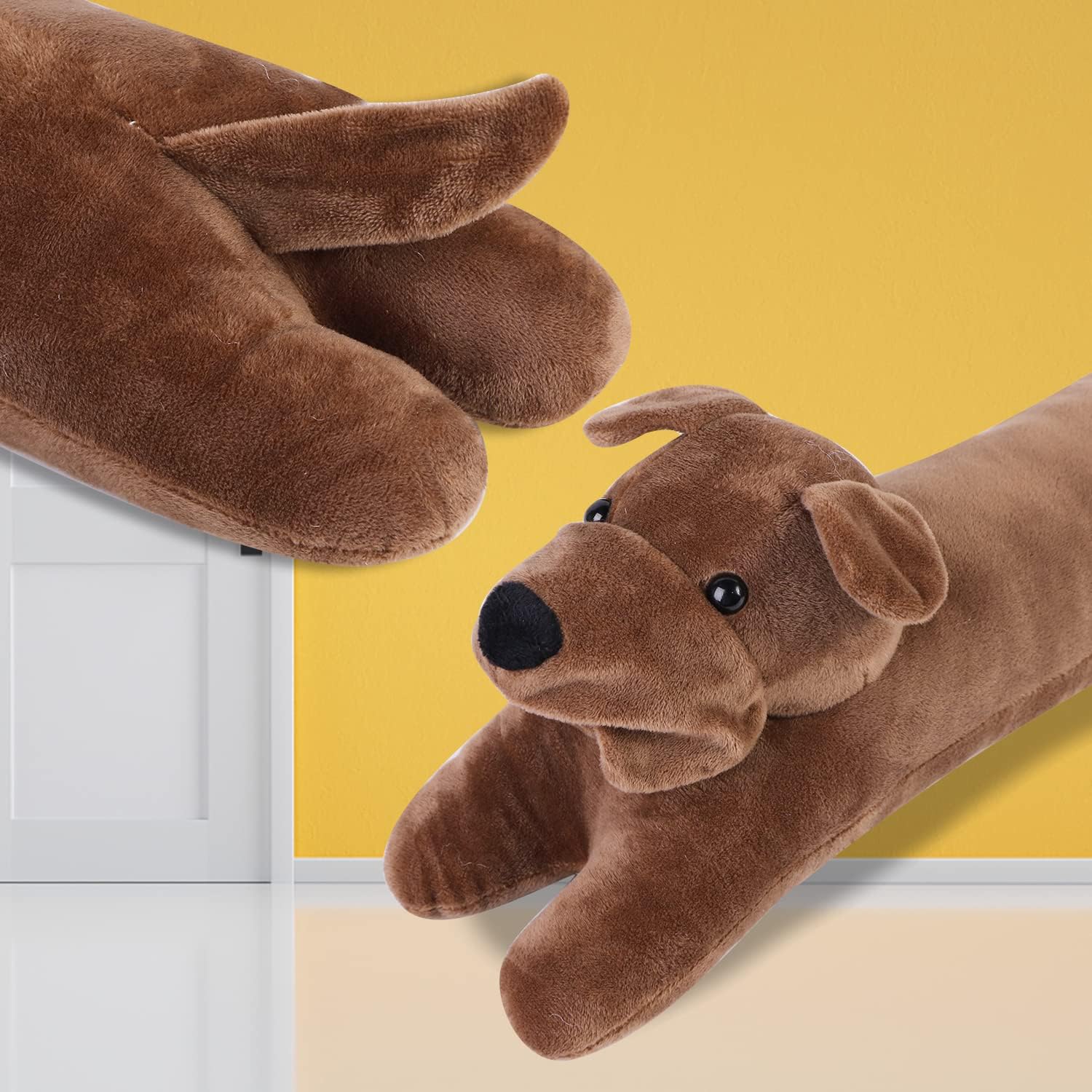 SANFERGE Dog Door Draft Stopper Heavy Duty 34 Inch