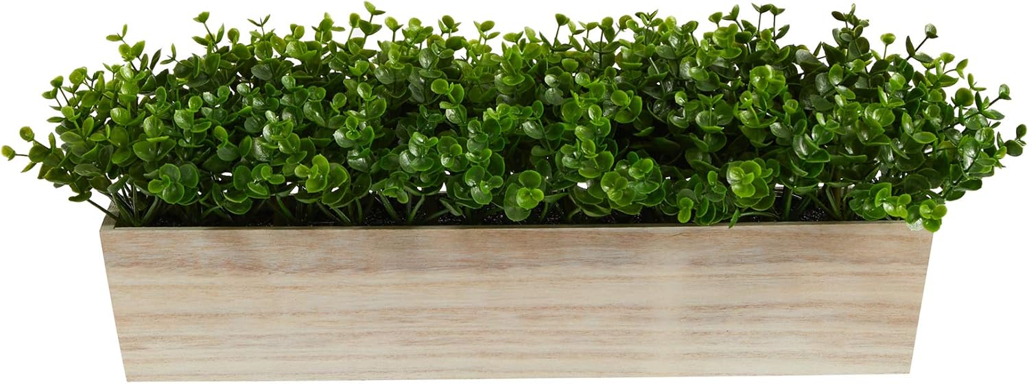 19in Eucalyptus Artificial Plant with Decorative Planter