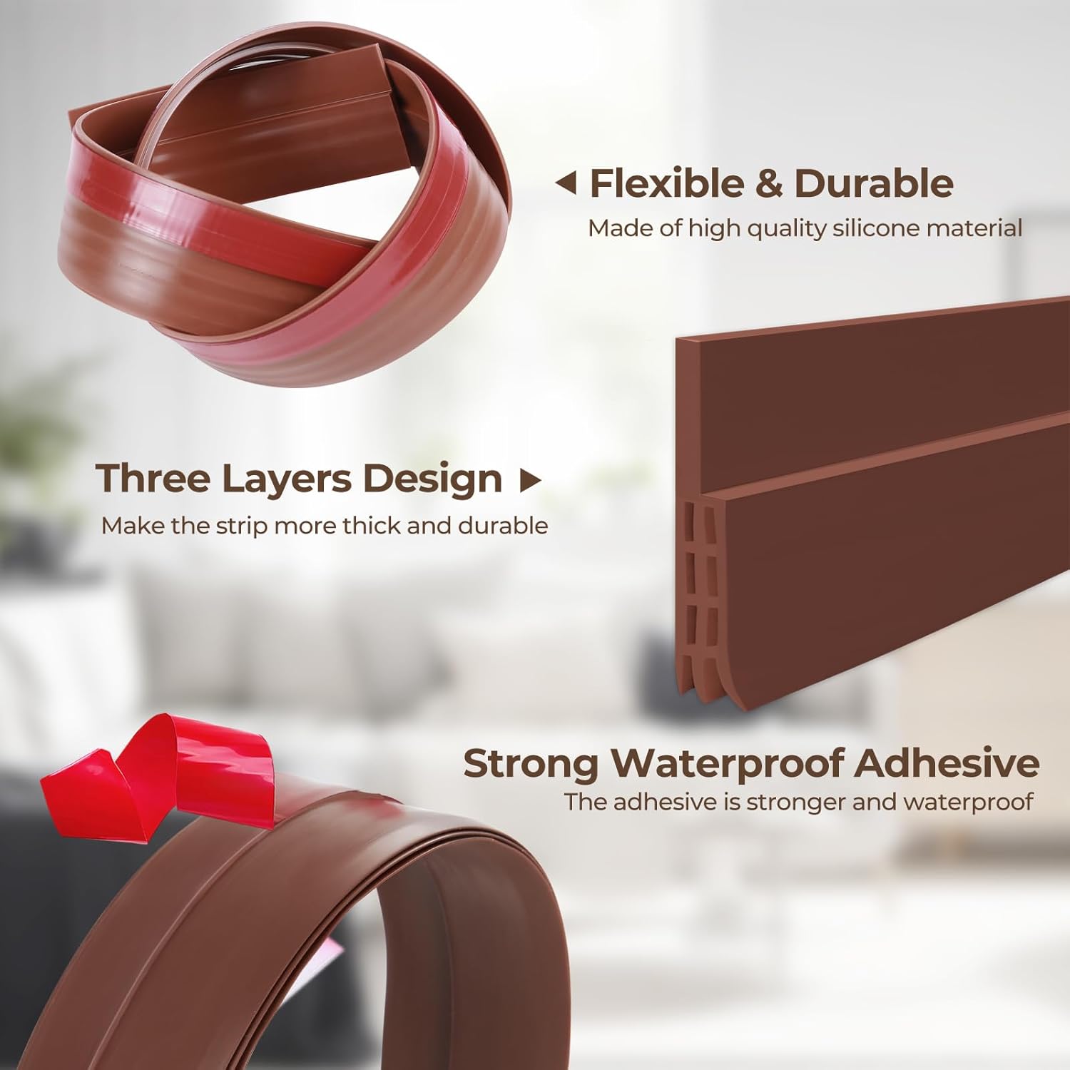 Ohuhu Door Draft Stopper Weather Stripping