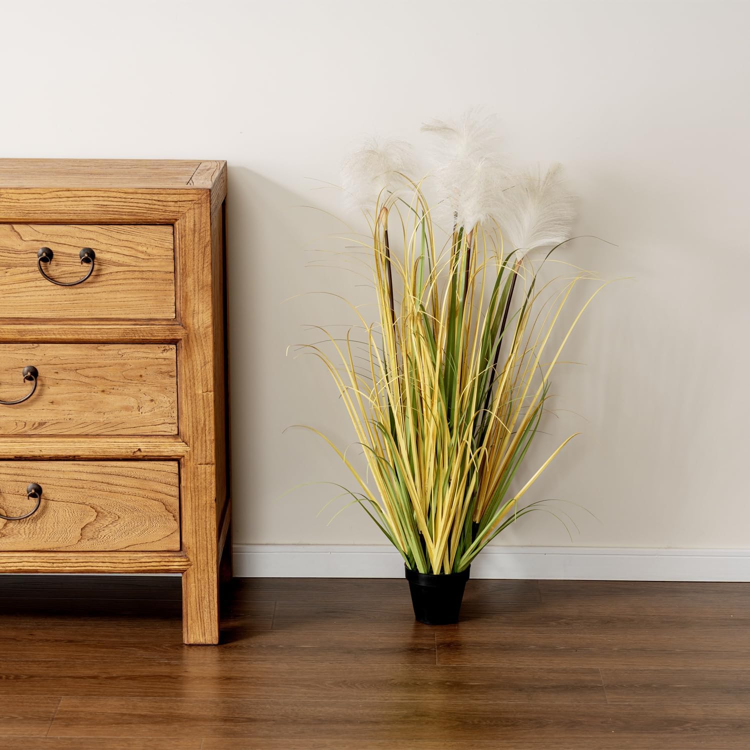 MyGift 40 Inch Artificial Pampas Grass Plant