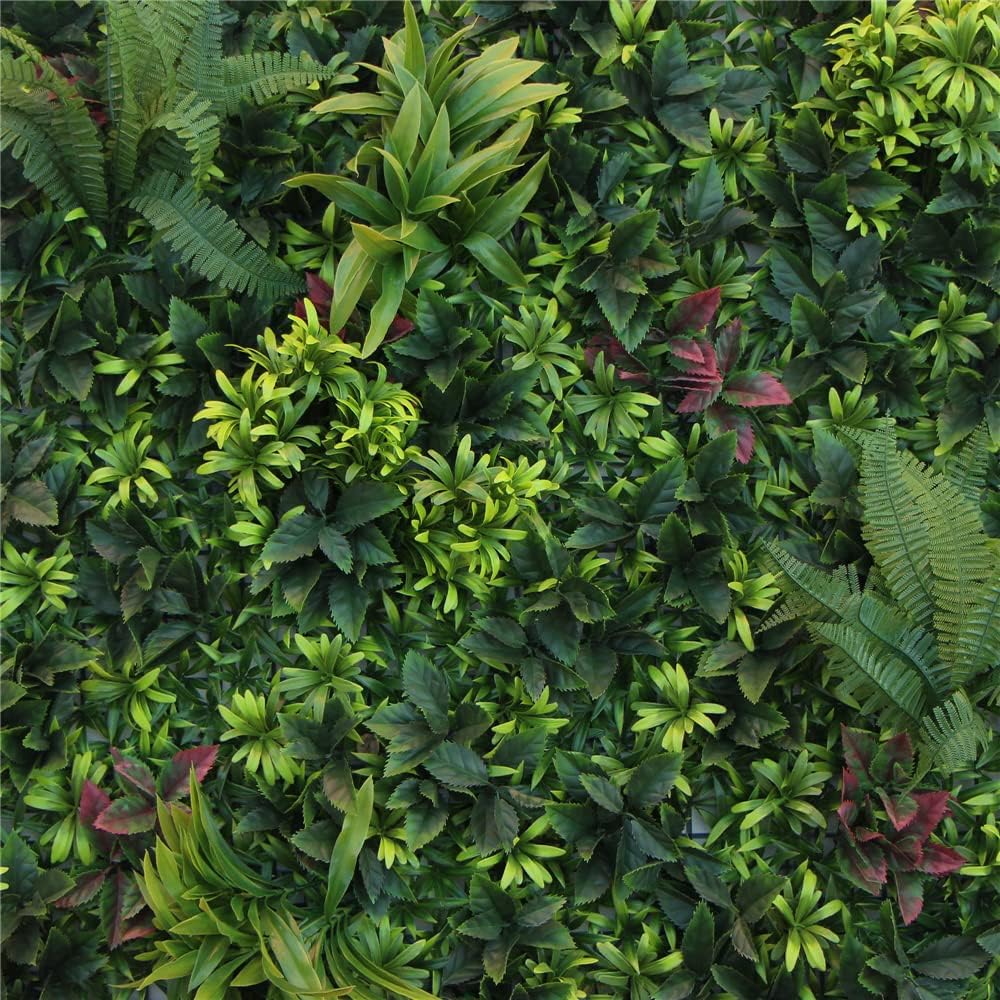 ULAND 40x40 Artificial Greenery Hedge Wall Decor