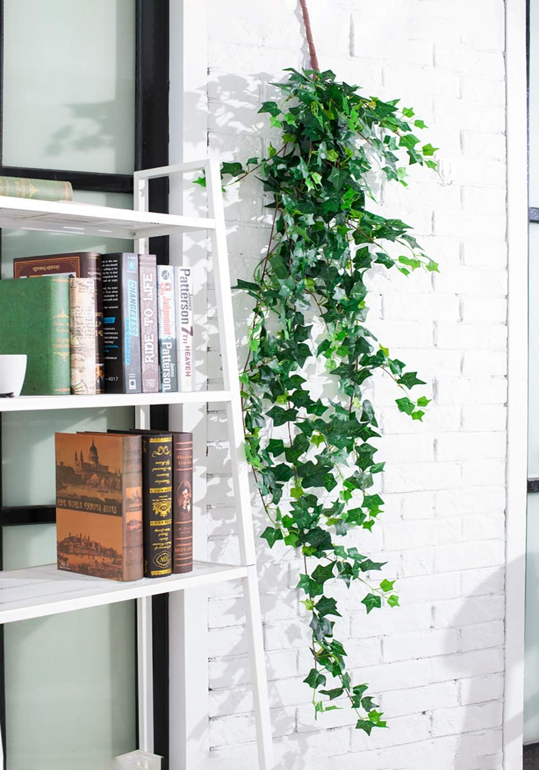 YYaaloa Artificial Ivy Plants 2 Pack for Home Wall Decor