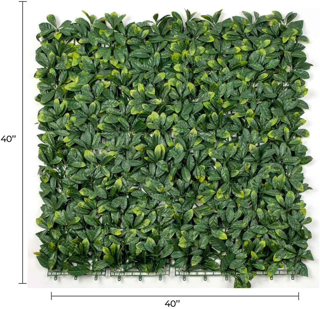 Laurel Artificial Wall Leaves Panel - 40x40 Inches UV Resistant