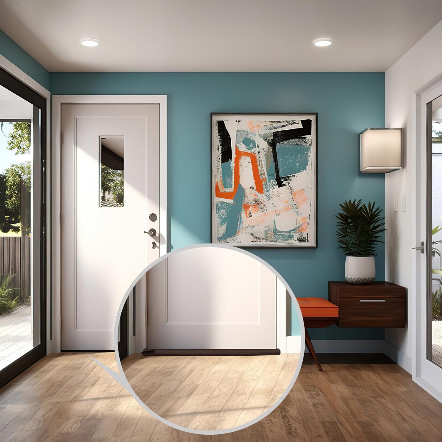 Under Door Draft Stoppers for 30 to 36 Inch Doors