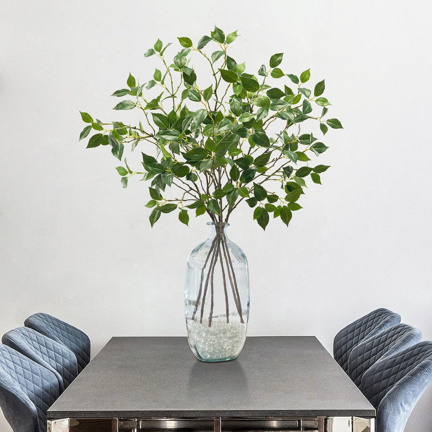Uqueeten Eucalyptus Stems Artificial Plants 32 Inch 6PCS
