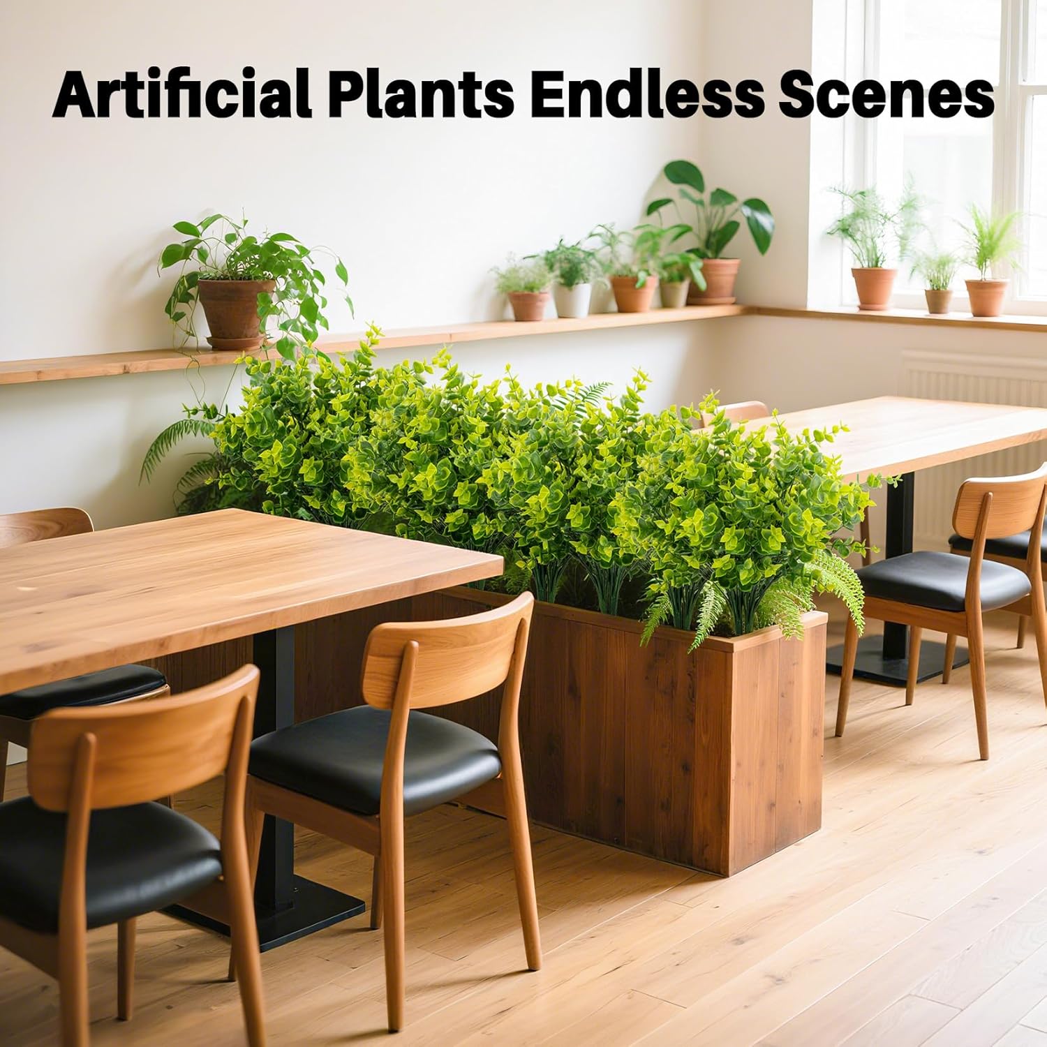 4PCS RAINFLOW Outdoor Faux Plants 133in Artificial Greenery