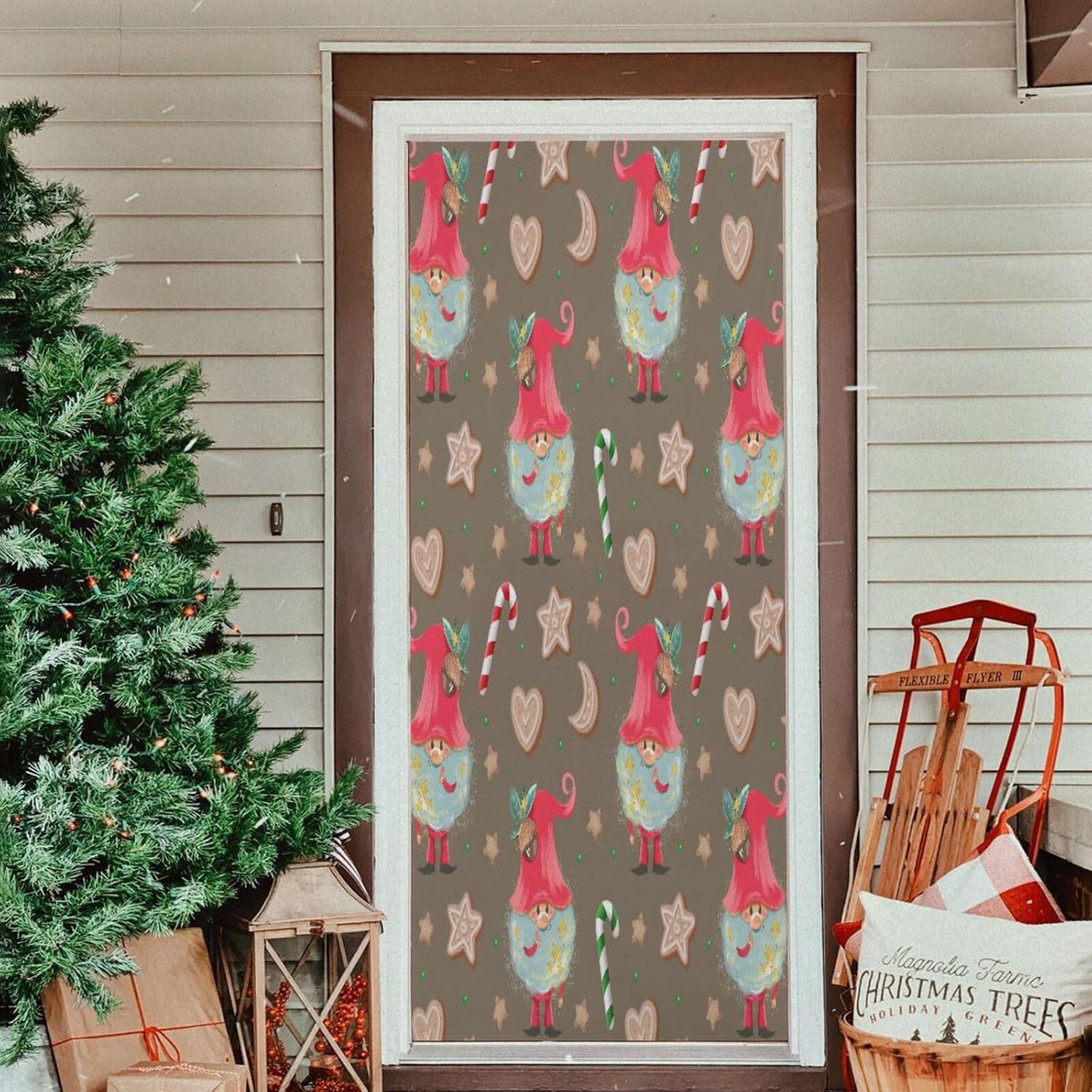 Susiyo Festive Door Cover for Holiday Decorations