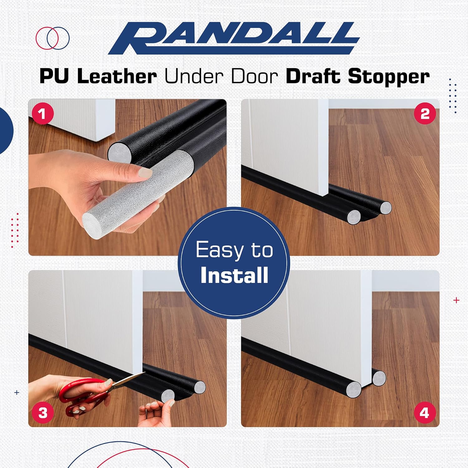 Randall Manufacturing Extreme Draft Stopper 36 Black
