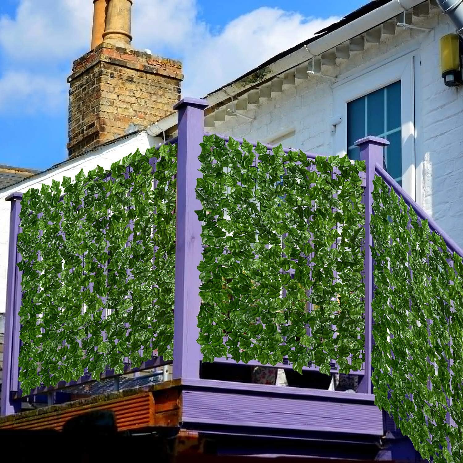 DearHouse Artificial Ivy Privacy Fence for Outdoor Decor