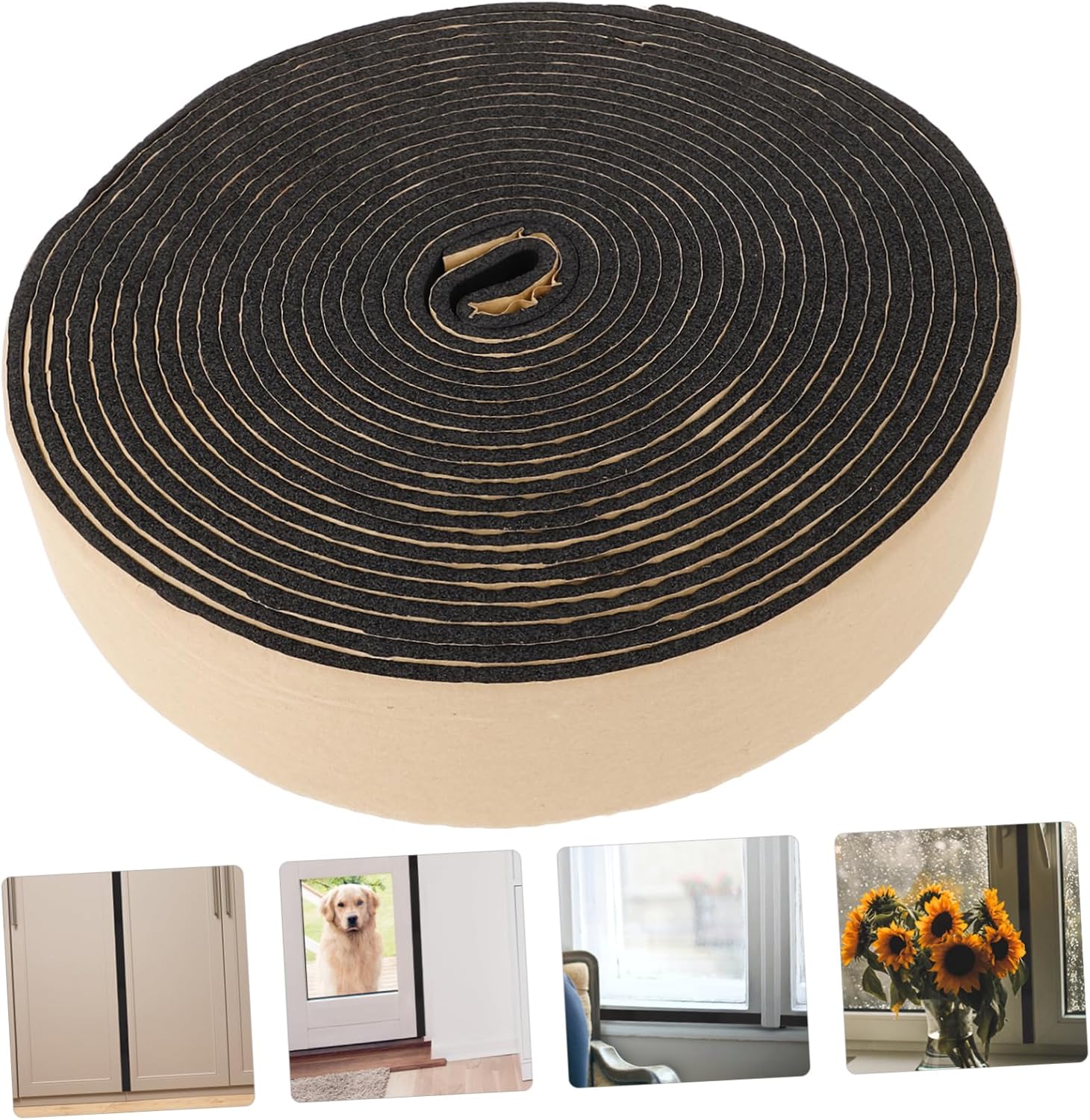 Convenient Door Bottom Noise Blocker Strip Windproof Seal for Home Use