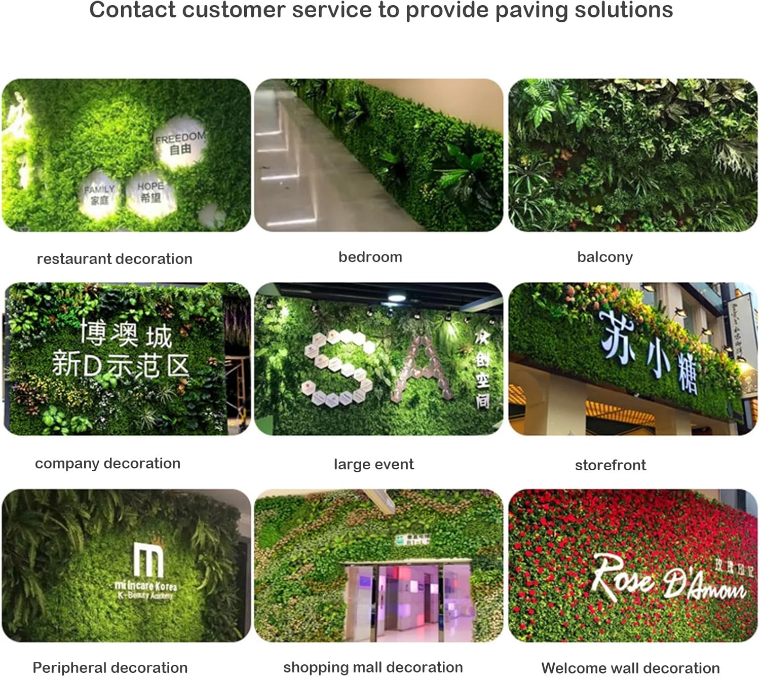 Artificial Boxwood Wall Panel for Indoor Outdoor Decor