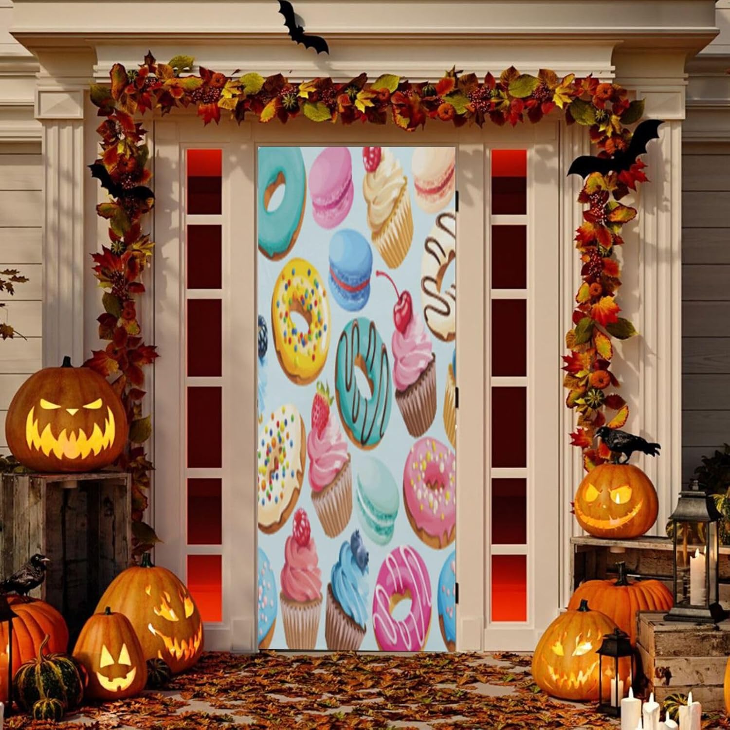 Susiyo Halloween Door Decoration 32x79 In