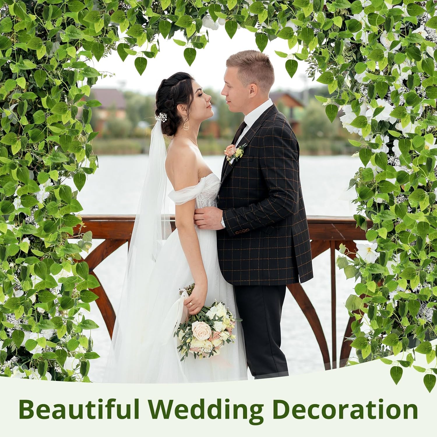 XunYee 28 Pcs Artificial Hanging Plants 36FT Fake Ivy Decor