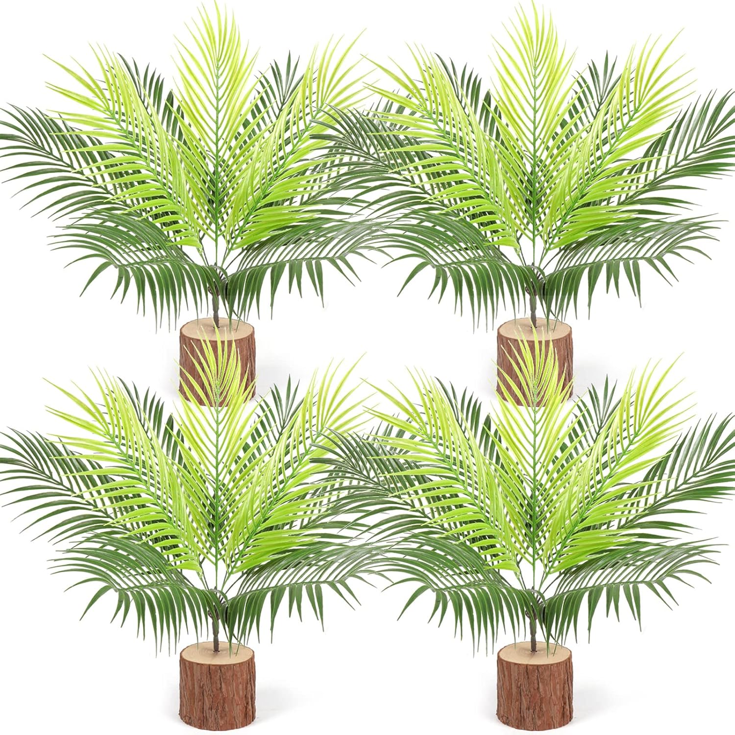 Faux Palm Leaves Artificial Plants for Home Decor