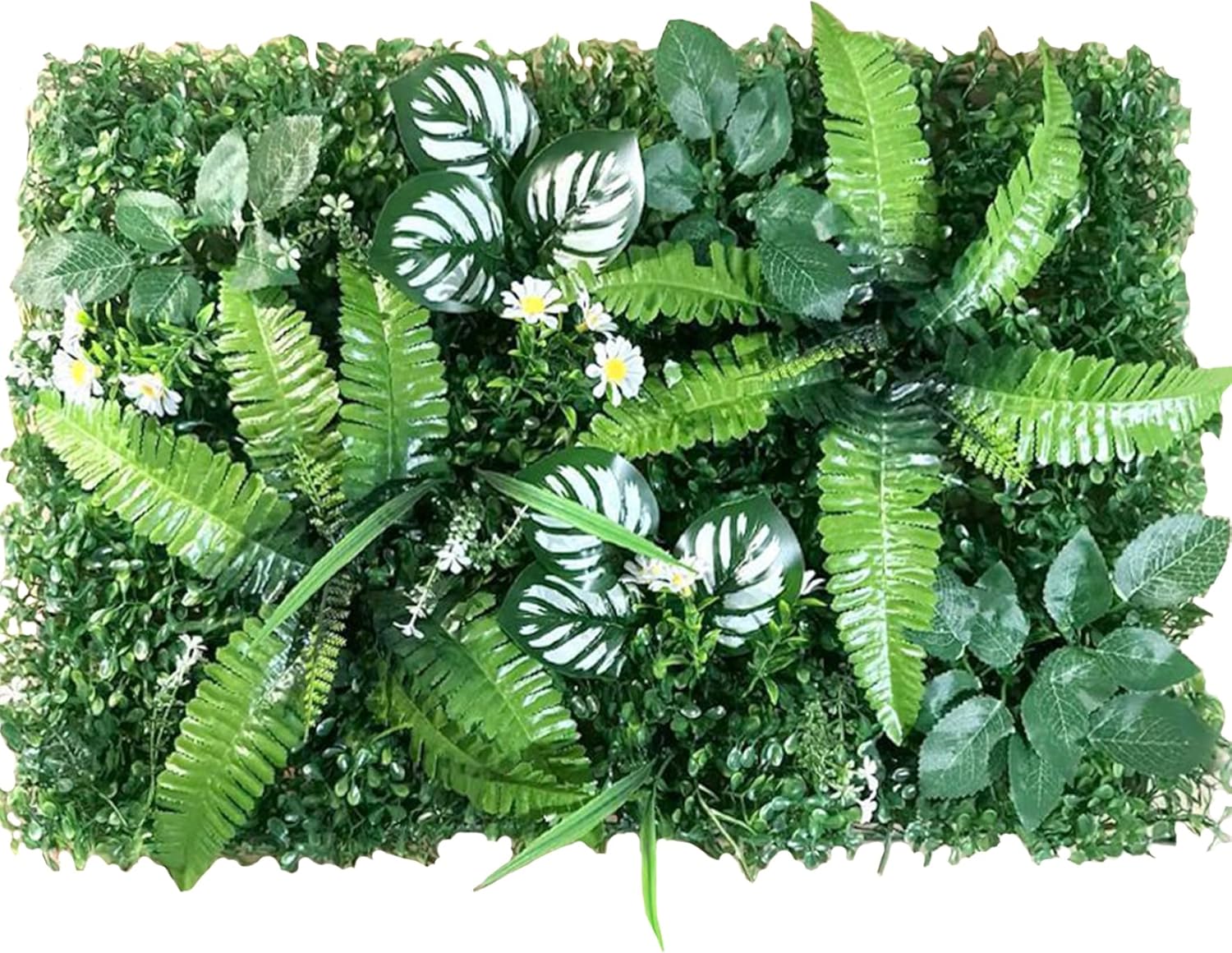 Nassmoss Artificial Plant Wall Panels 16x24in Realistic Greenery Decor