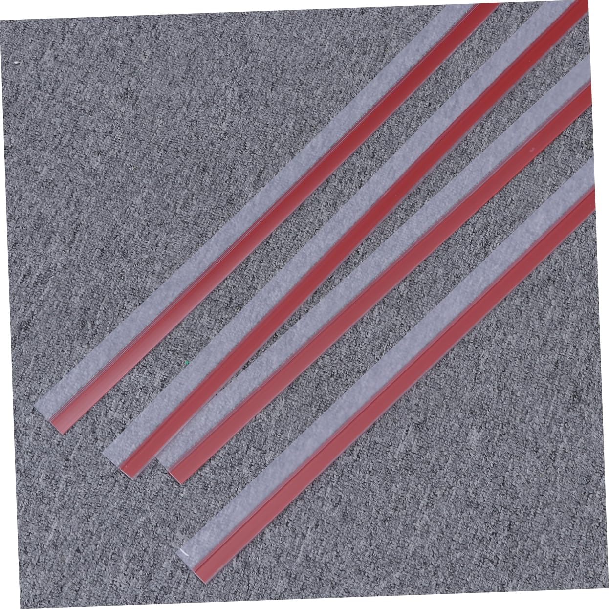 4pcs Transparent Door Draft Stopper Soundproof Under Door Seal for Noise Reduction