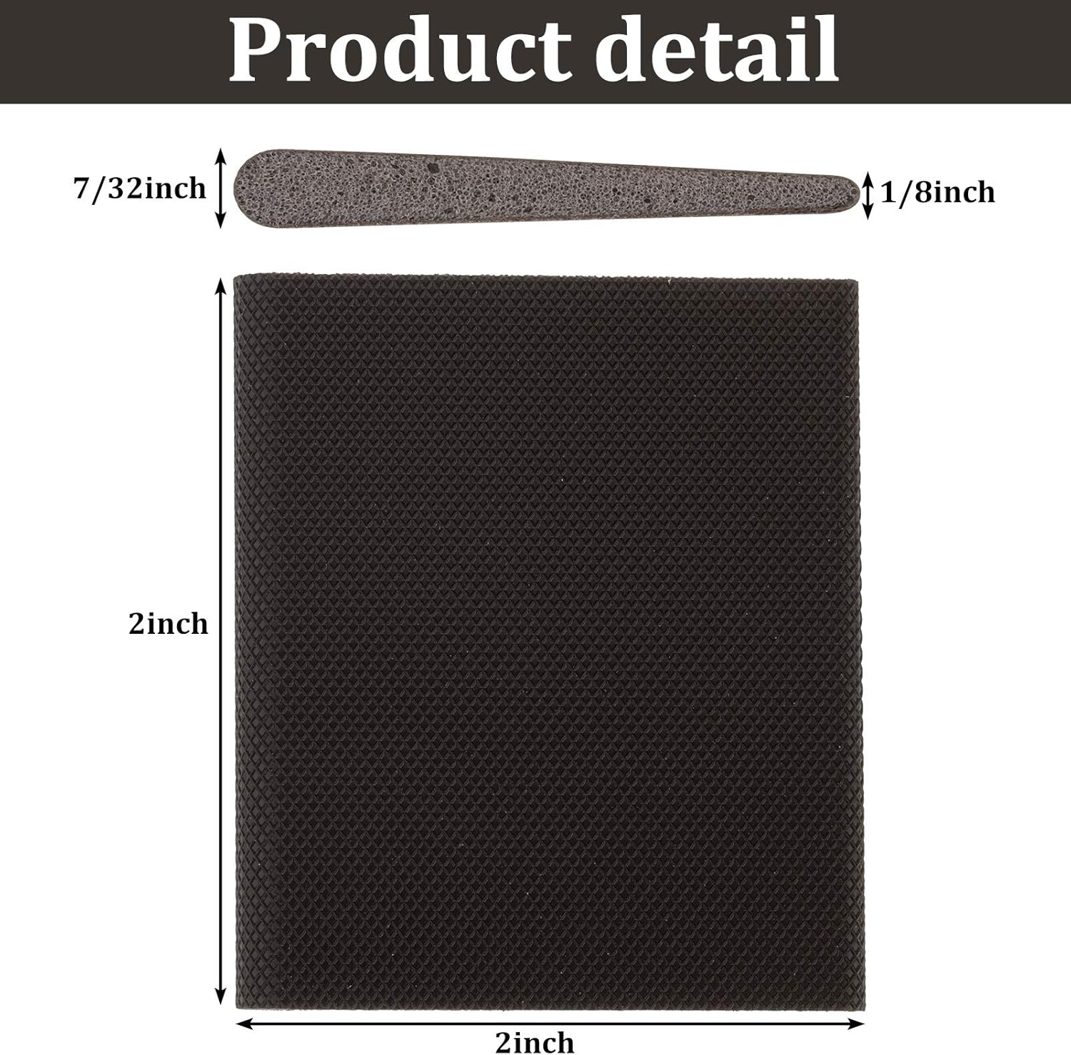 Jetec 14-Piece Door Corner Seals Weather Stripping Foam Draft Stopper