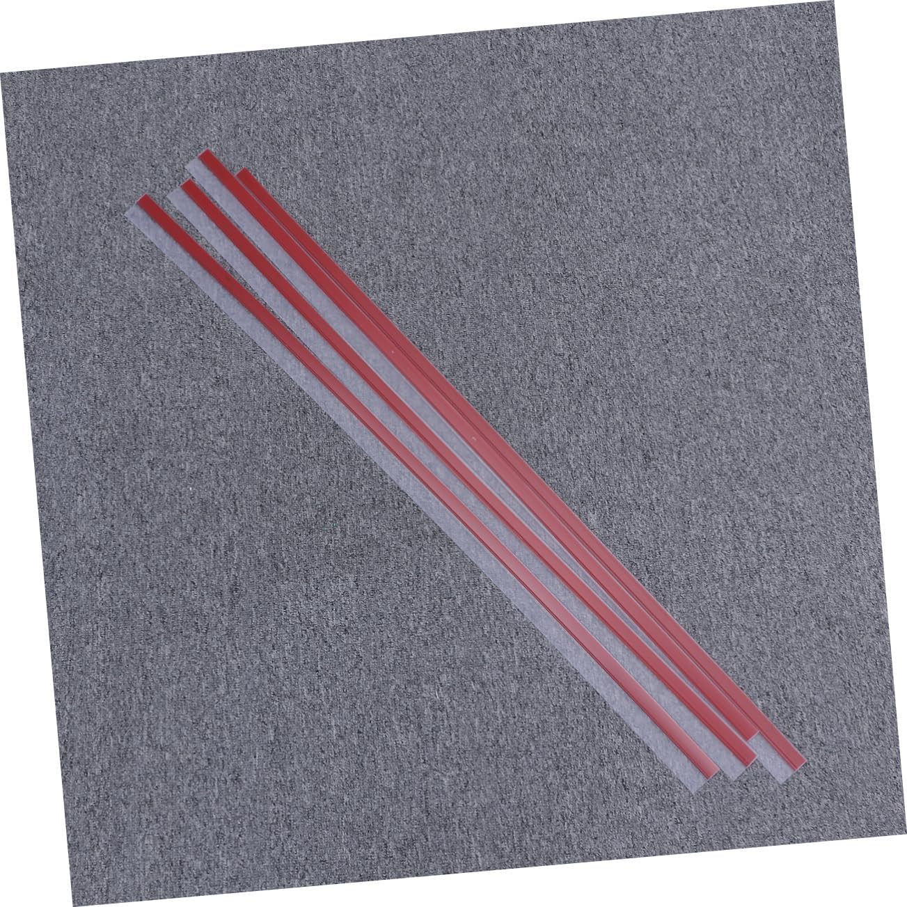 4pcs Transparent Under Door Draft Stopper Seal Soundproof Weather Stripping for Doors