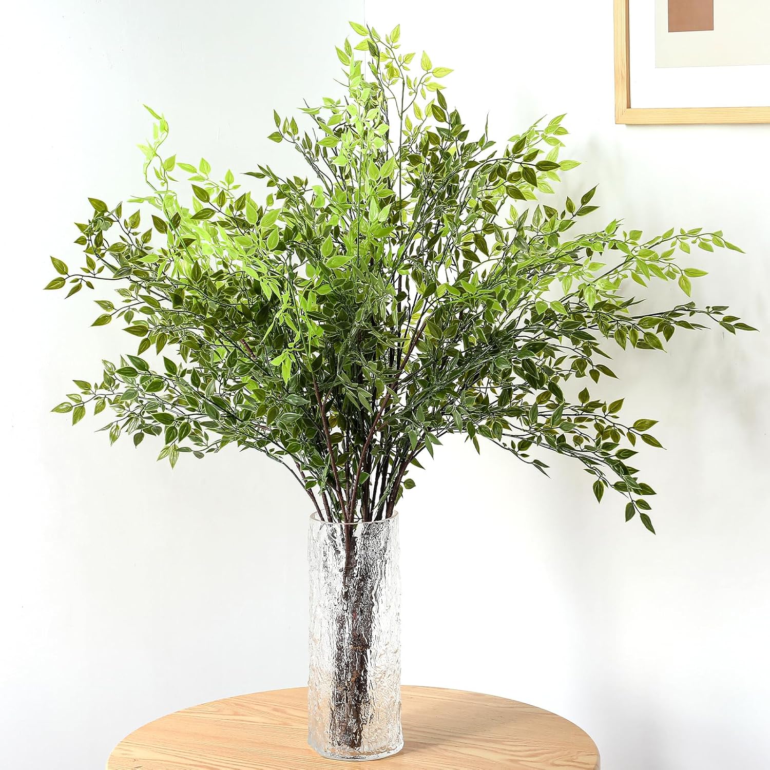 Giegxin 6 Pcs Artificial Nandina Branches for Home Decor