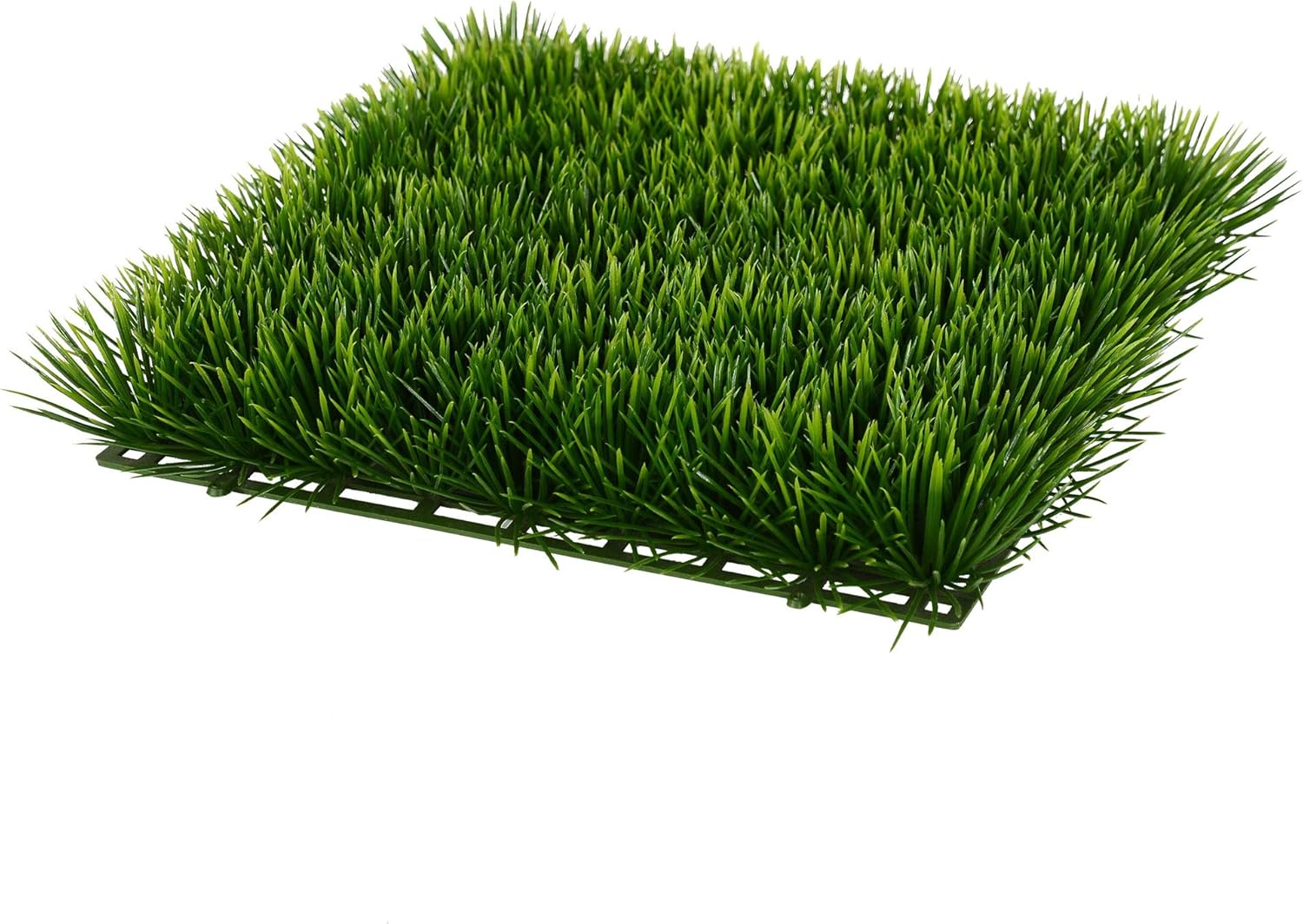 Vickerman 11 Inch Artificial Green Grass Matt - 2 Pack UV Resistant