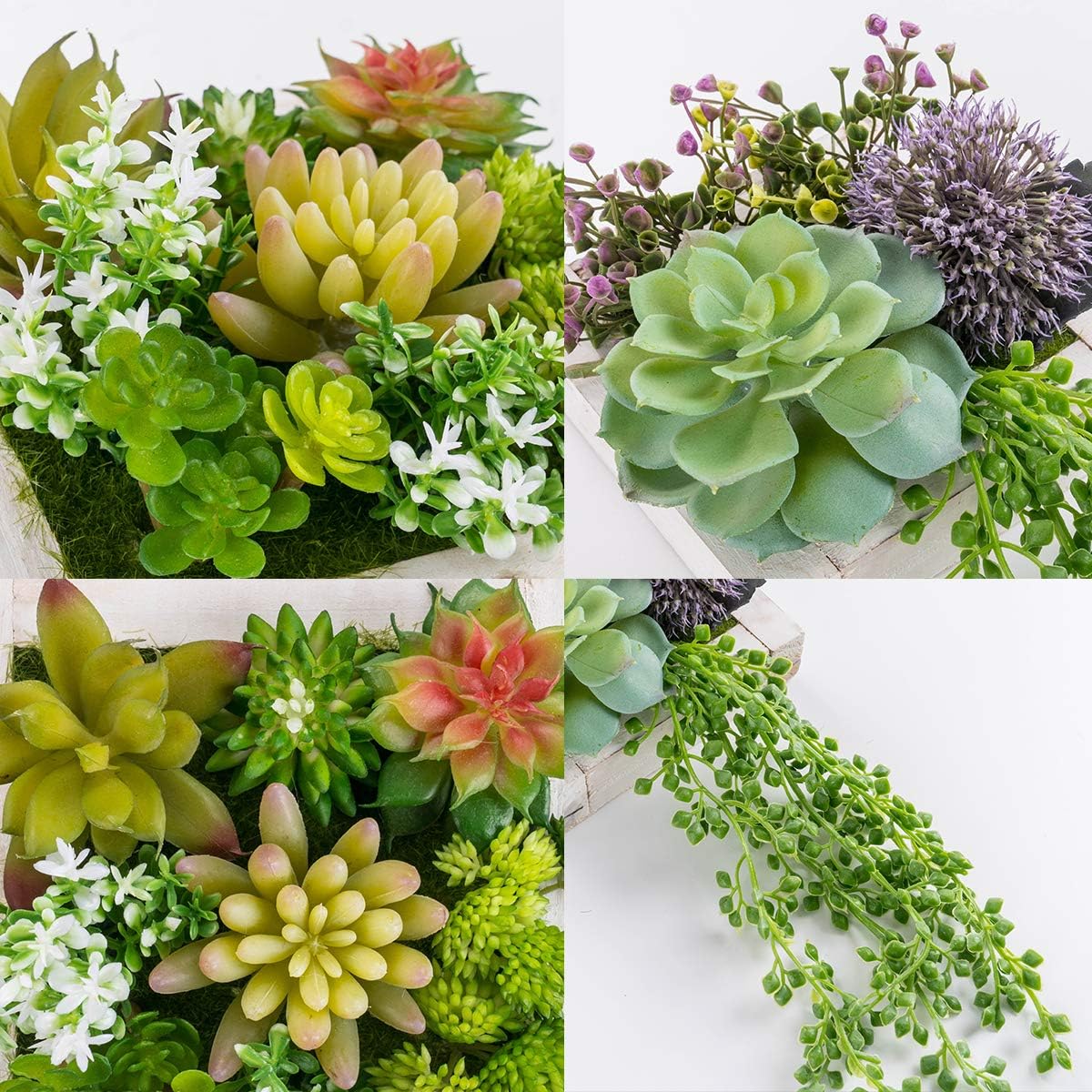 SWTHONY Hanging Wall Artificial Plants for Home Decor