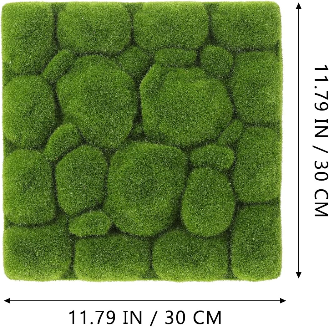 Fomiyess Artificial Moss Mat Wall Decor
