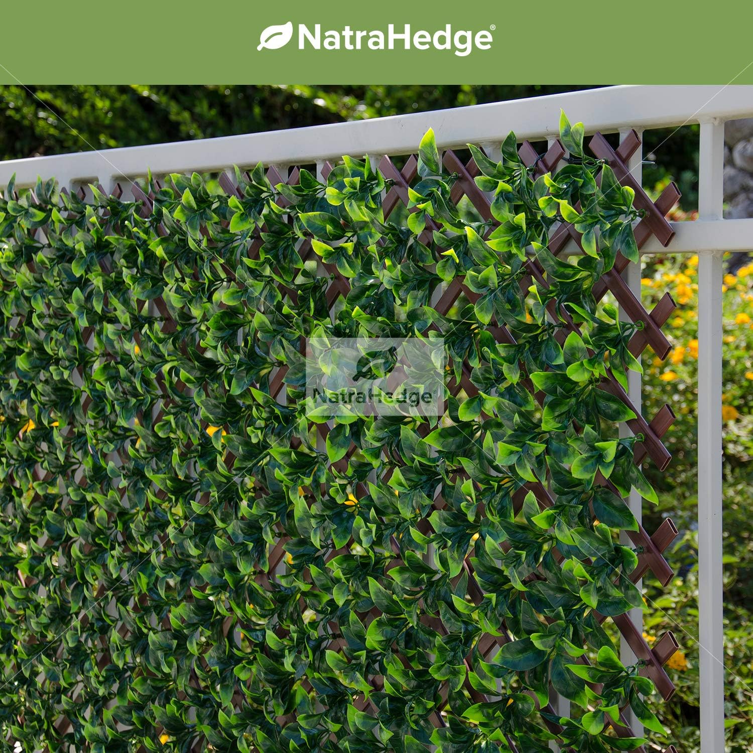 NatraHedge Artificial Ficus Leaf Expandable Lattice