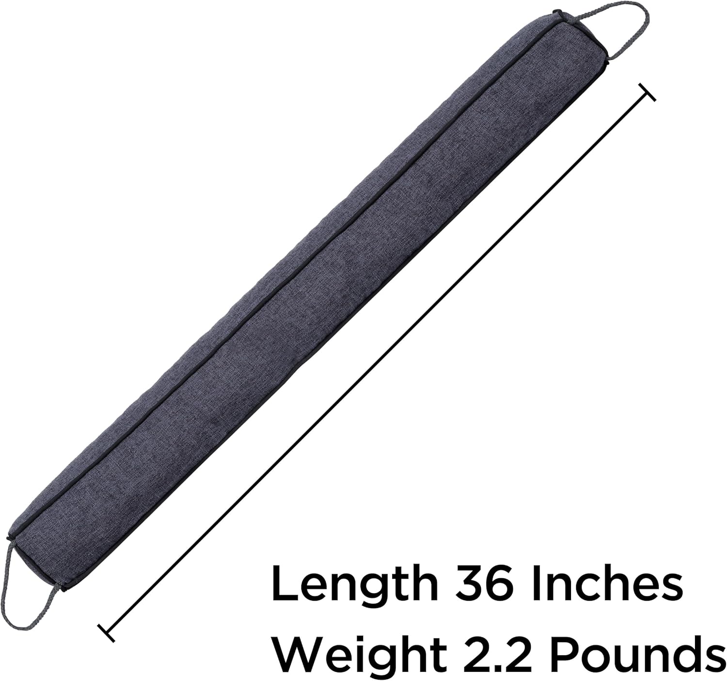 Habibee 36 Inch Door Draft Stopper Black