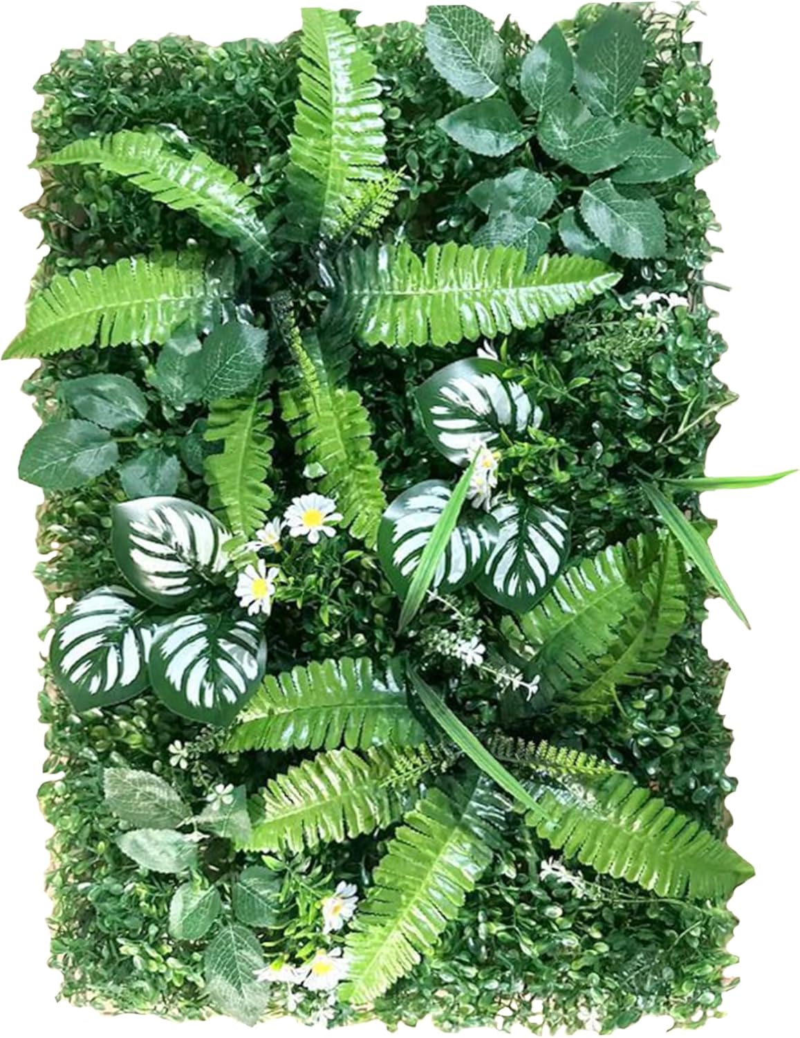 Nassmoss Artificial Plant Wall Panels 16x24in Realistic Greenery Decor
