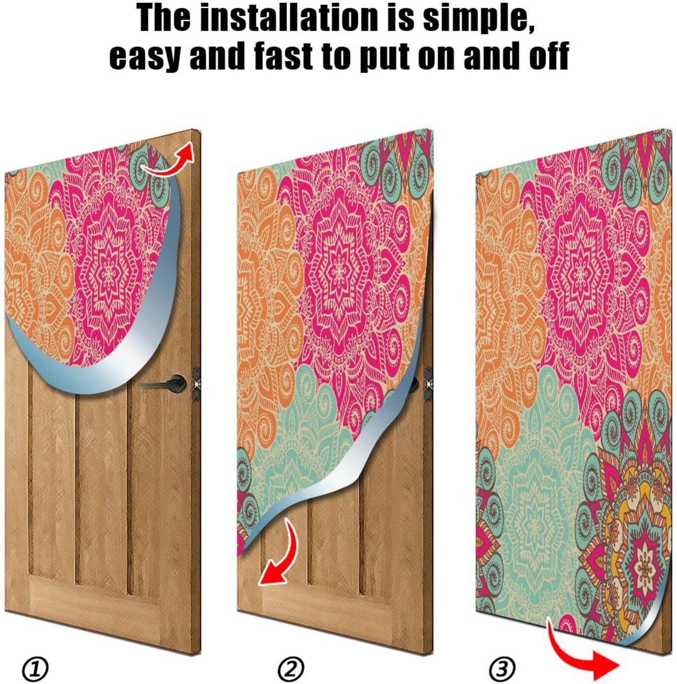 Susiyo Halloween Door Cover with Stretch Fabric 1