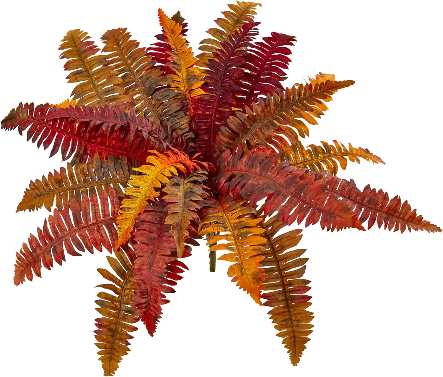 Nearly Natural 20 Inch Autumn Boston Fern Artificial Set of 3