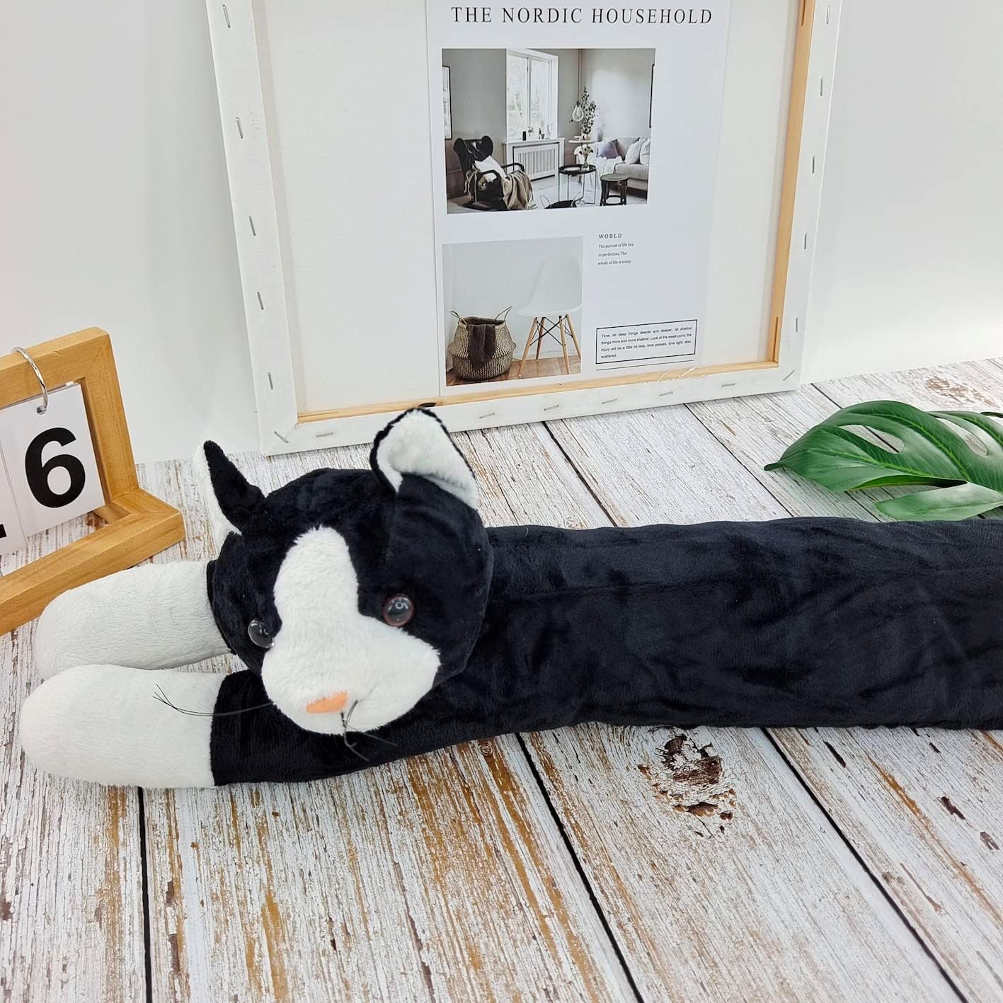 Dewarfami Animal Fabric Under Door Draft Stopper