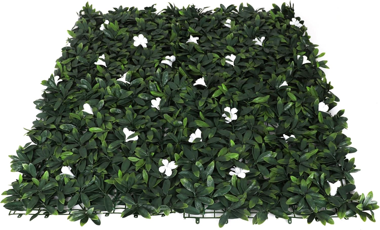 3rd Street Inn Artificial Hedge Wall Panel - 12 Panels White Cuckoo Flower