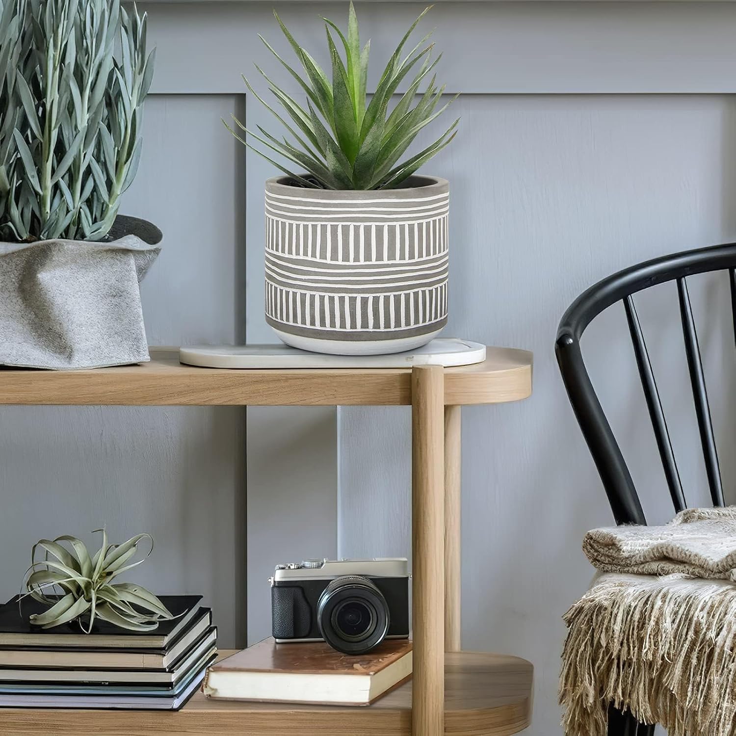 Derekey Artificial Plants Indoor Fake Plants in Pots