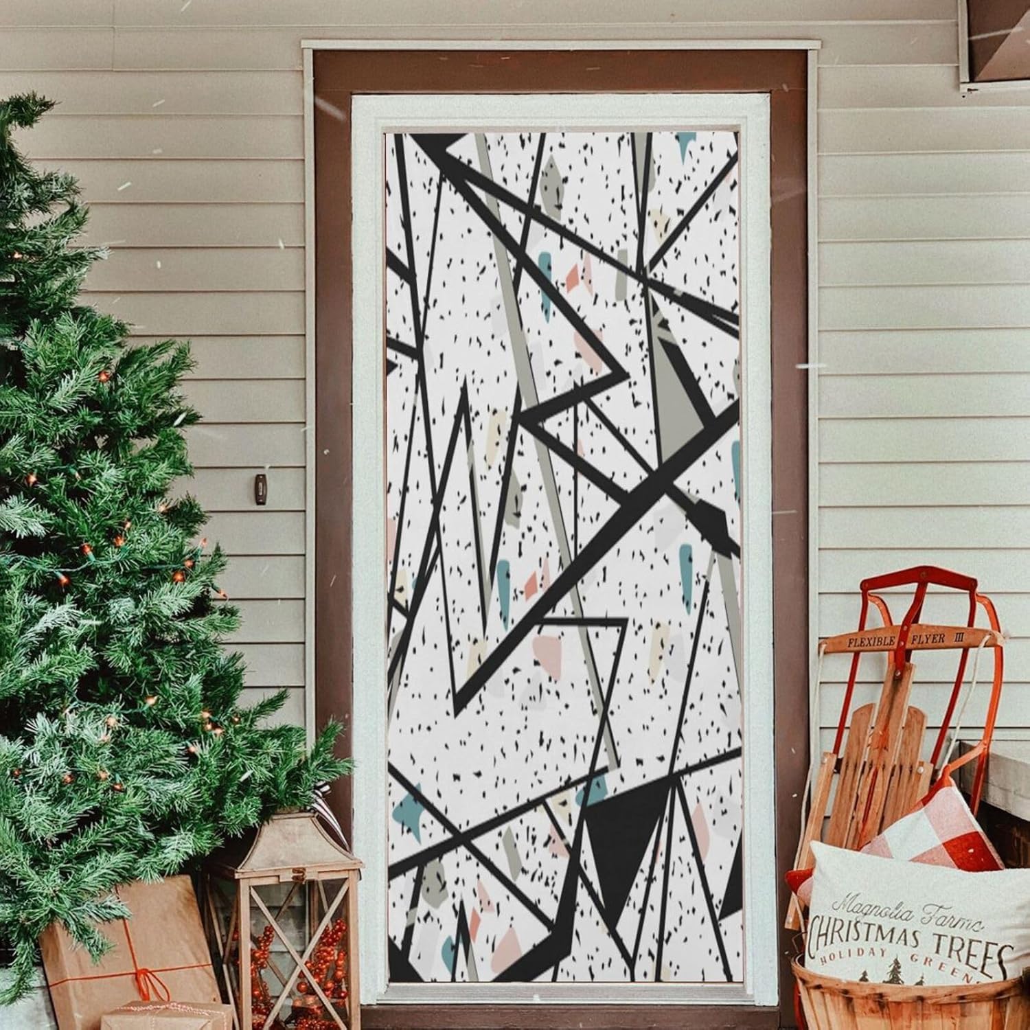 Susiyo Fun Halloween Door Cover 32x79 in