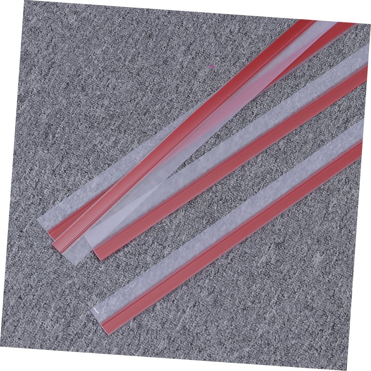 4pcs Transparent Under Door Draft Stopper Seal Soundproof Weather Stripping for Doors