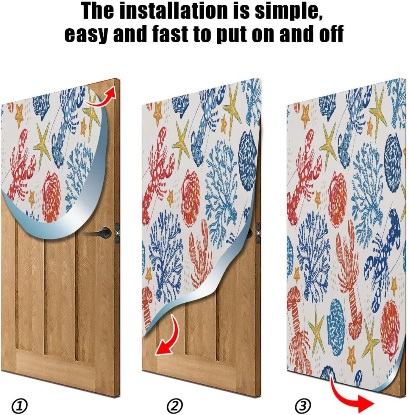 Susiyo Halloween Door Decoration Stretch Fabric Cover