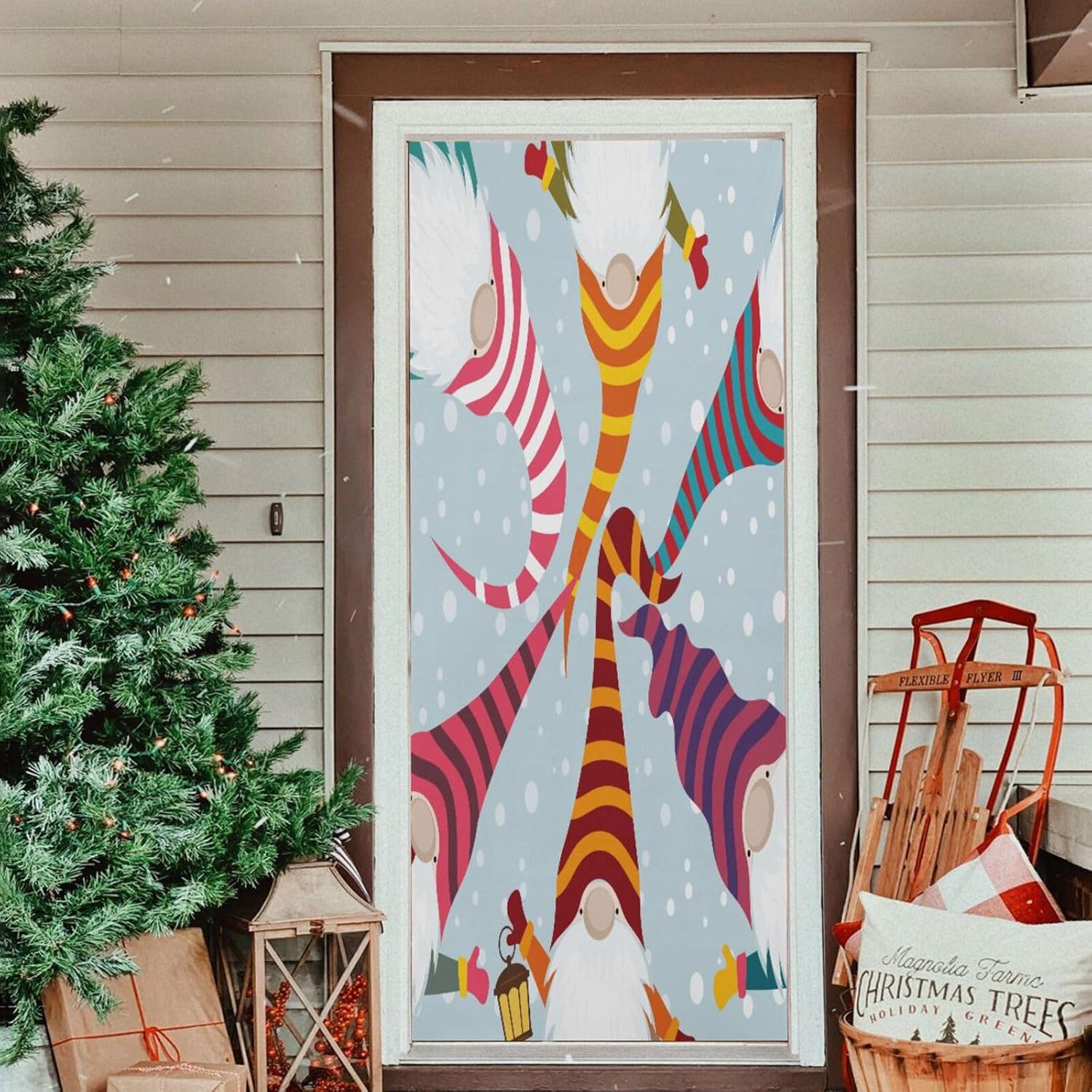 Susiyo Festive Door Cover Stretch Fabric