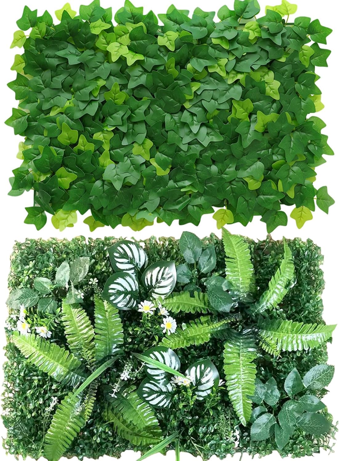 Realistic Artificial Grass Wall Panels 16x24in
