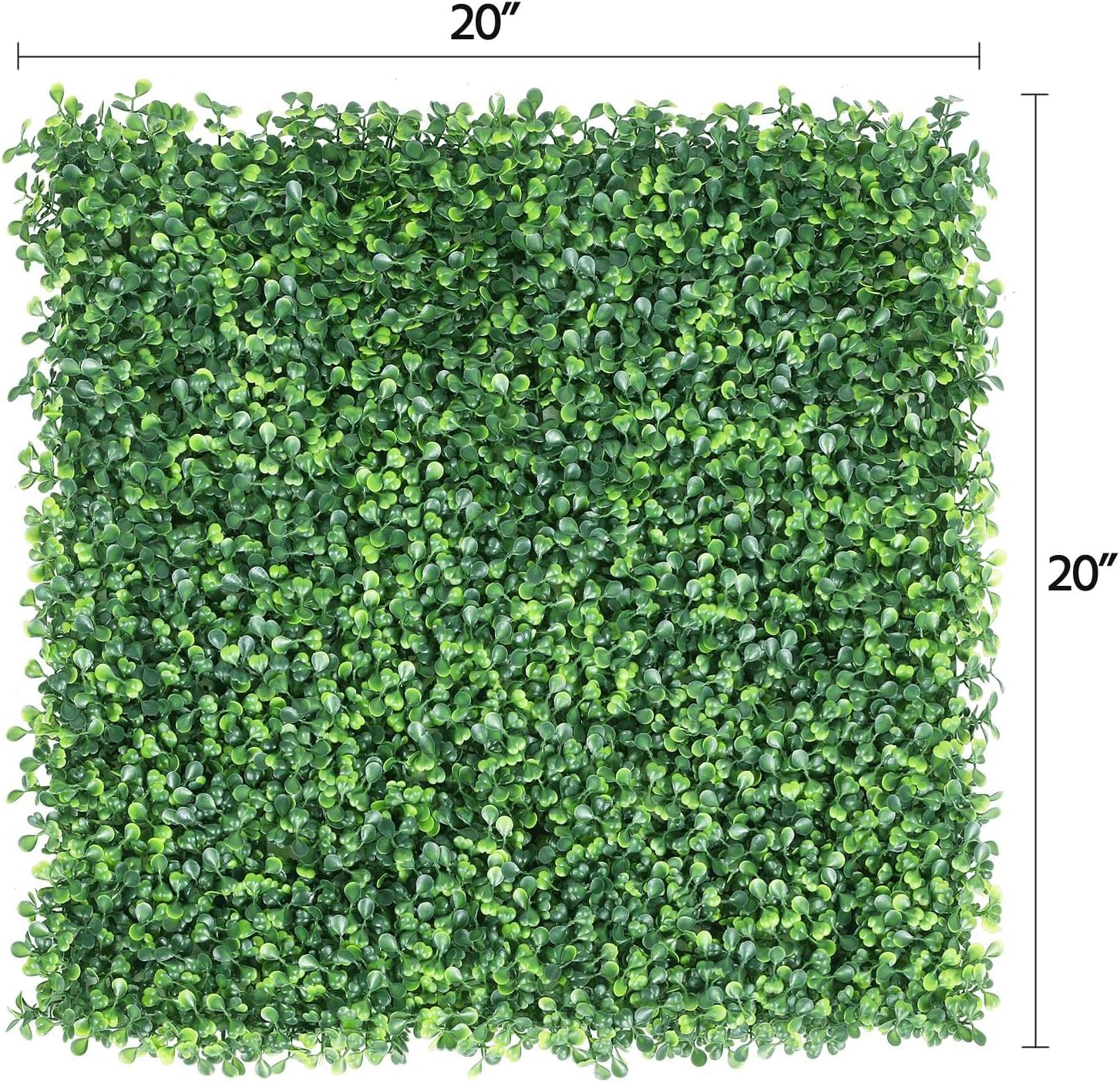 Yaheetech 24PCS Artificial Boxwood Hedge Panels Green Wall Privacy Screen
