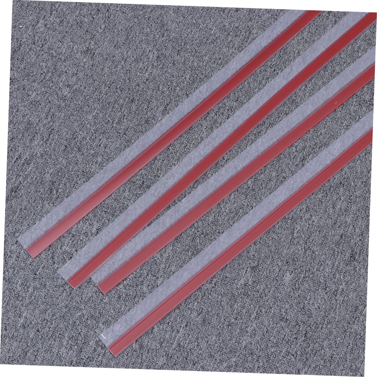 PRETYZOOM 4pcs Transparent Door Draft Stopper Soundproof Seal Strip
