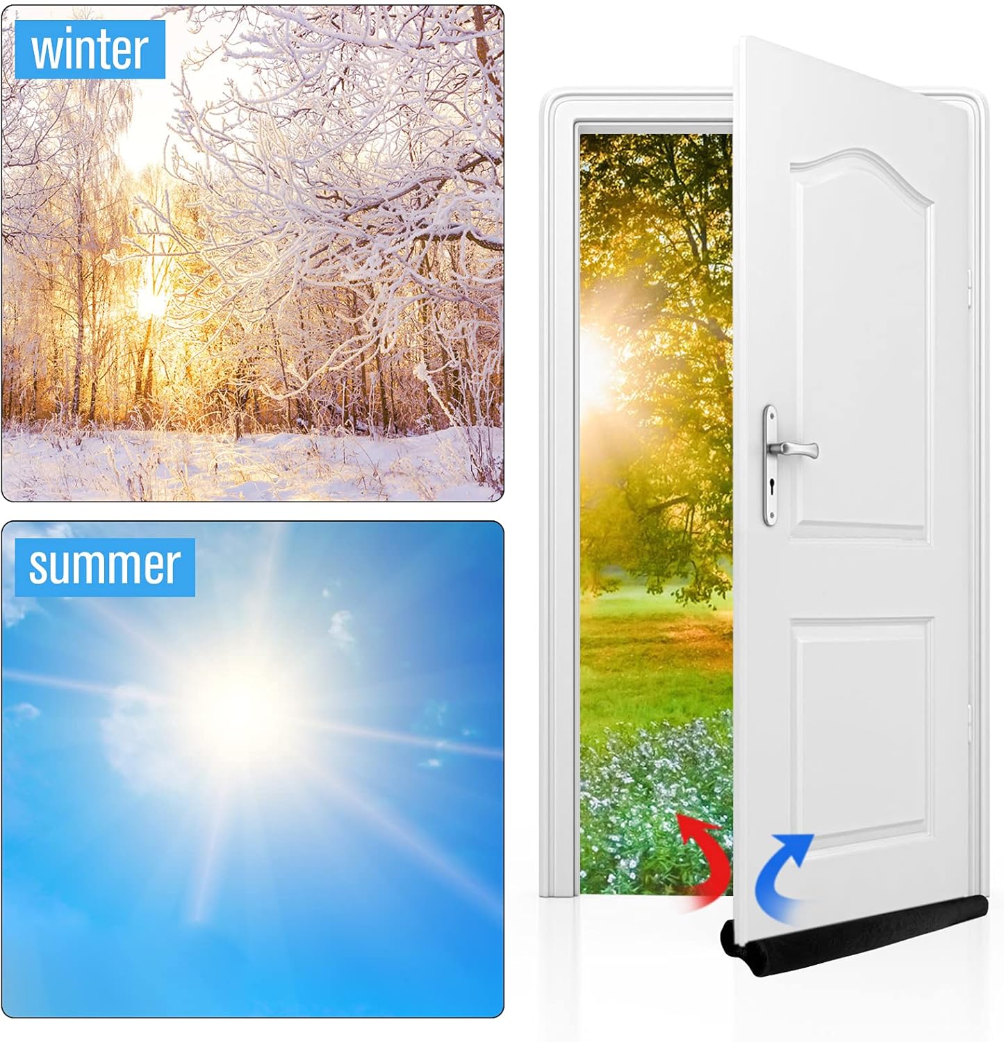 Tormays Door Draft Stopper Noise Blocker