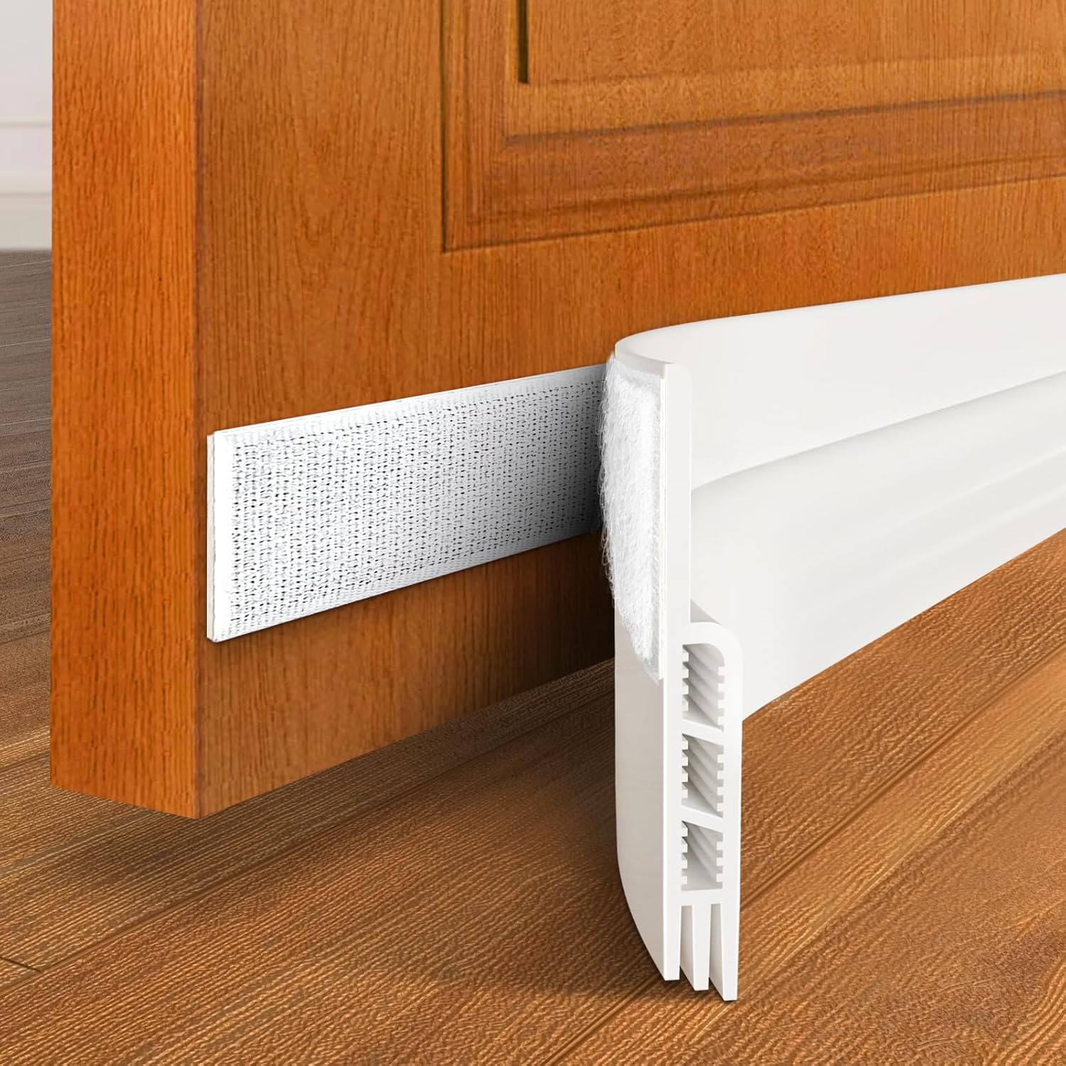 Holikme Reusable Door Draft Stopper 41 Inch White
