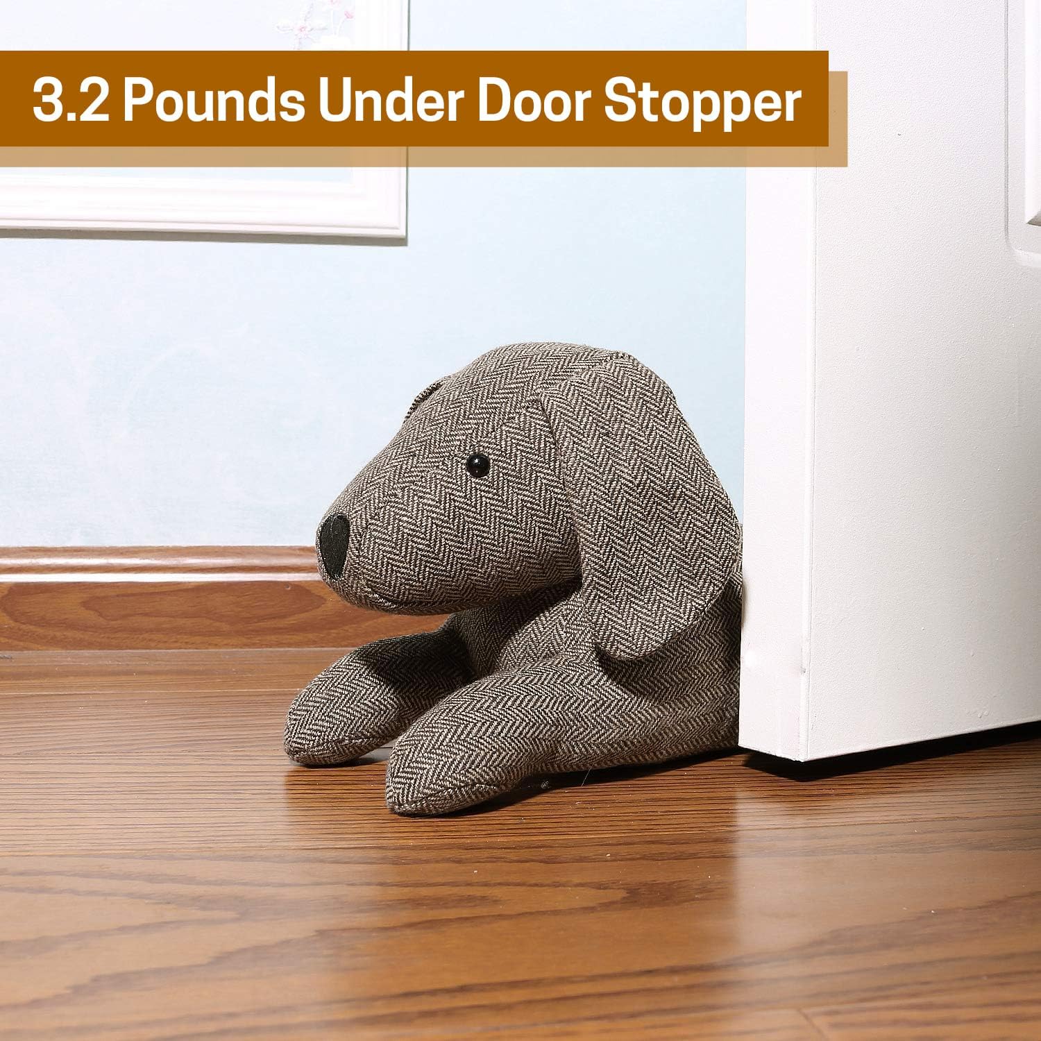 SWISSELITE 36 Inch Under Door Stopper with Animal Design