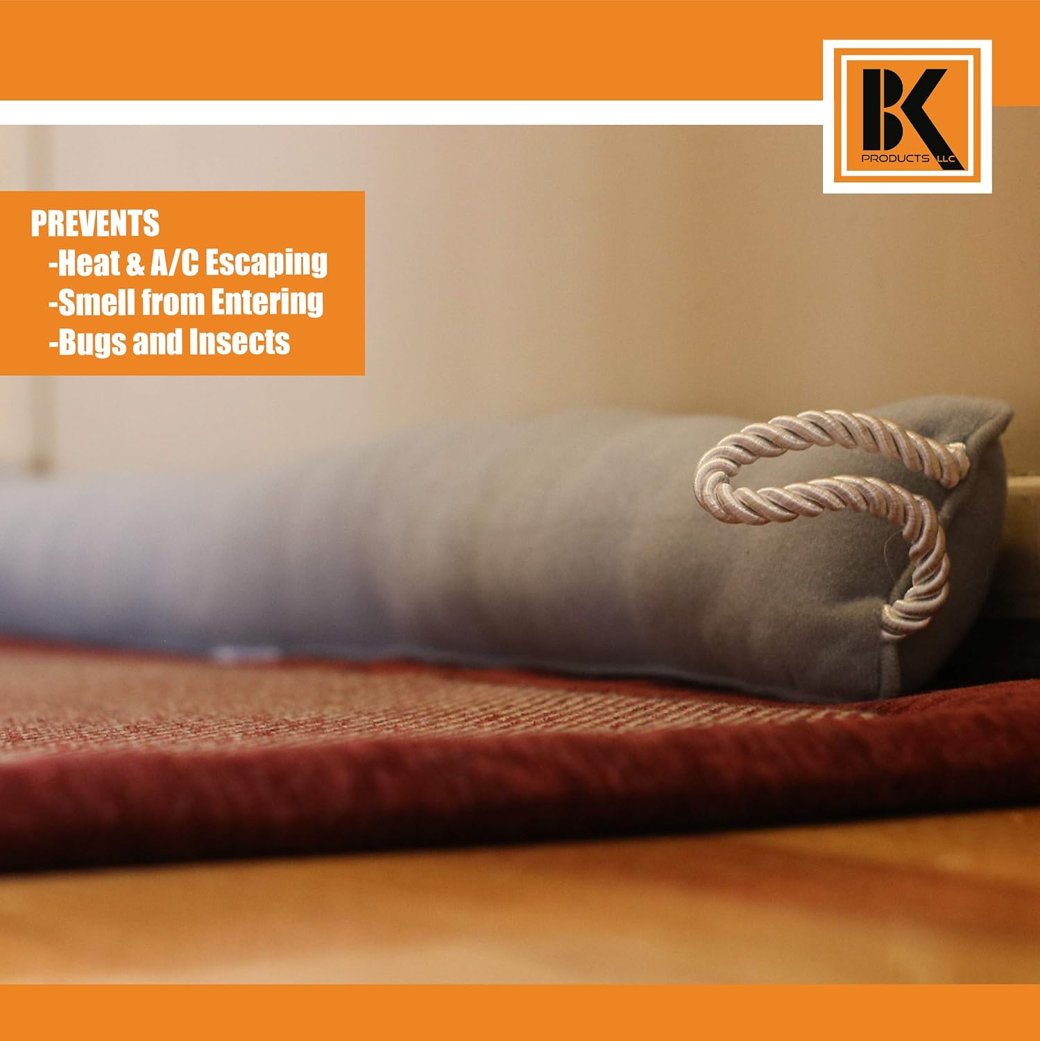 BK Door Draft Stopper 37 Inch Energy Saver