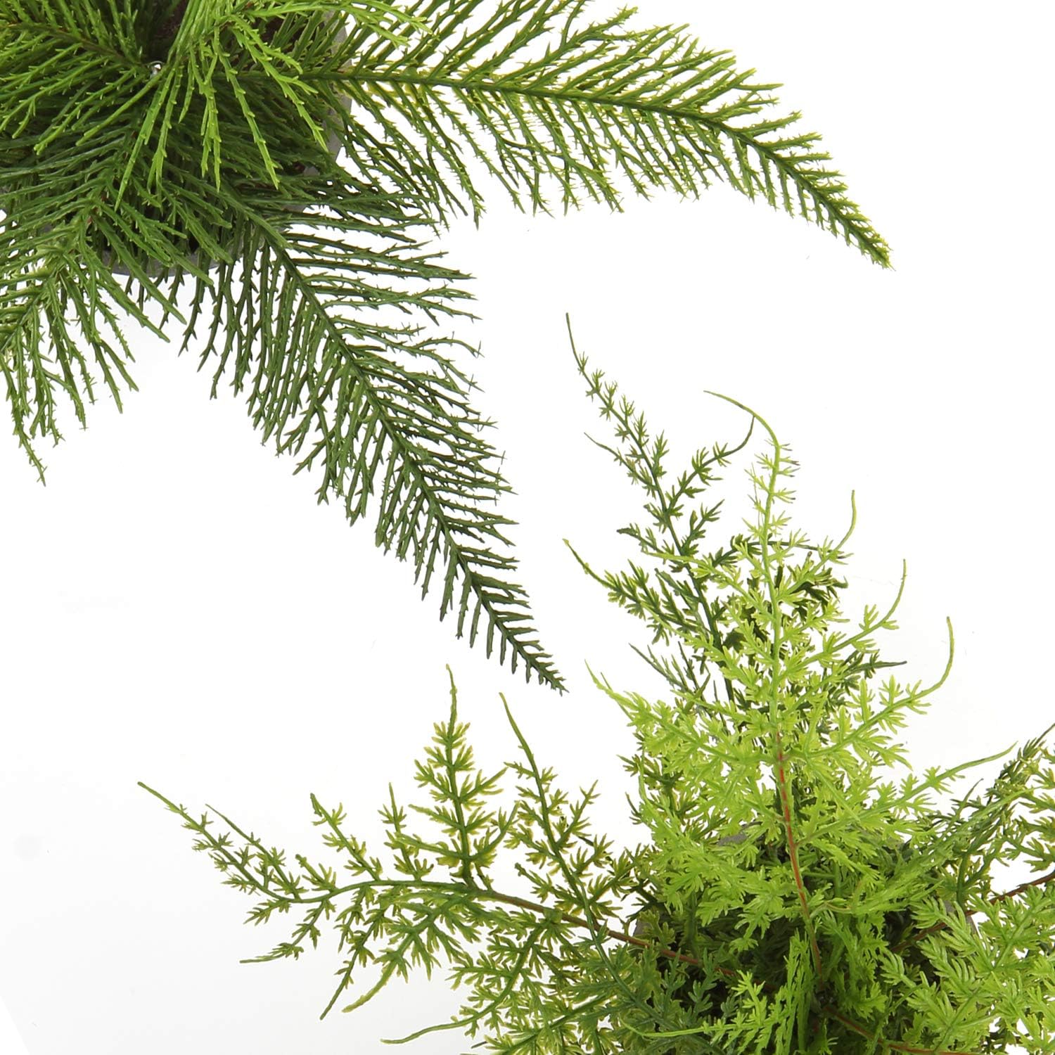Briful 2PCS Artificial Potted Plants Greenery Decor