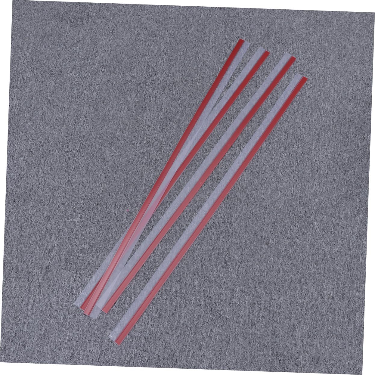 PRETYZOOM 4pcs Transparent Door Draft Stopper Soundproof Seal Strip